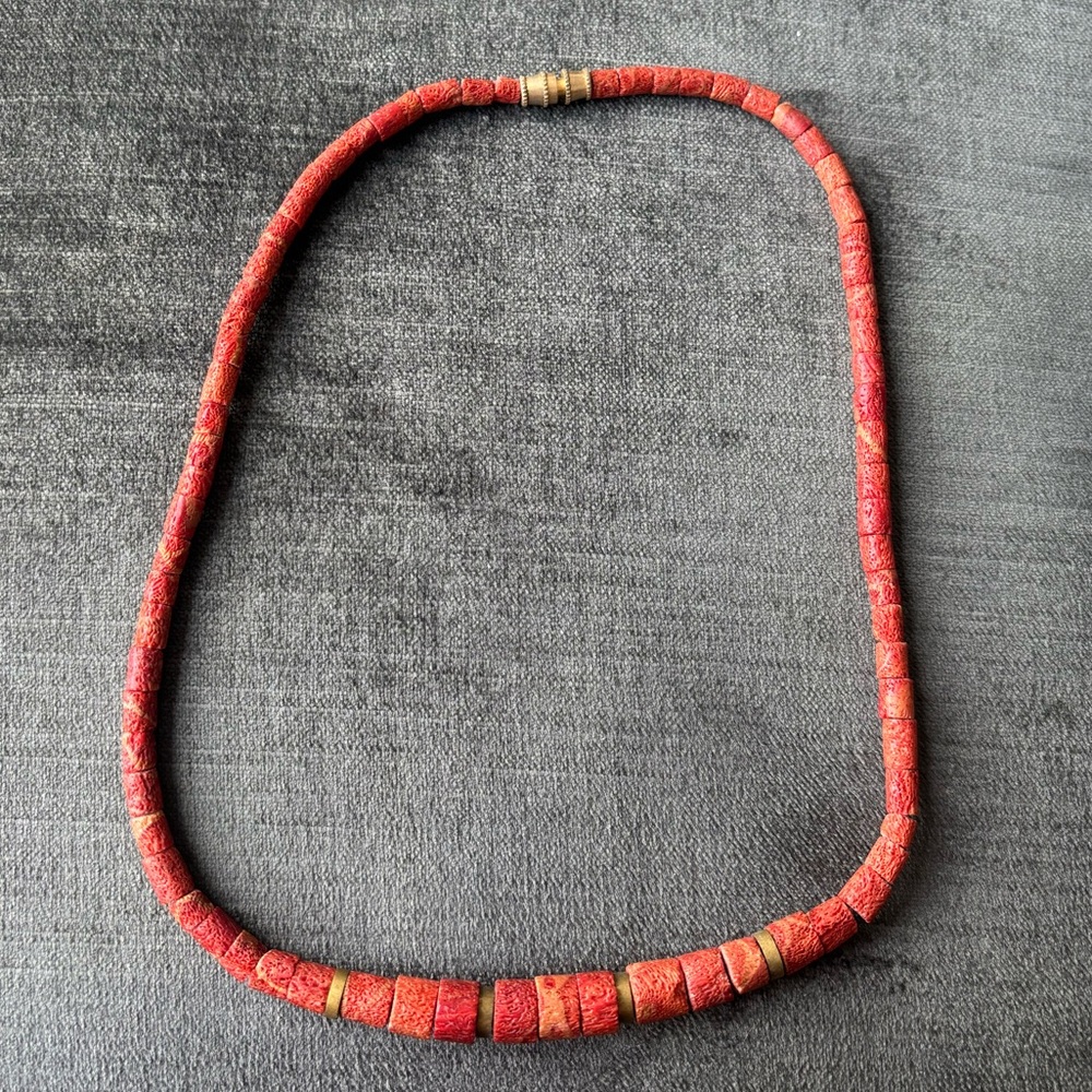 coral necklace